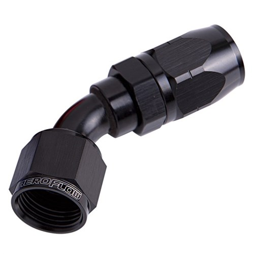 Aeroflow 500 Series Cutter Swivel 45° Hose End AF502