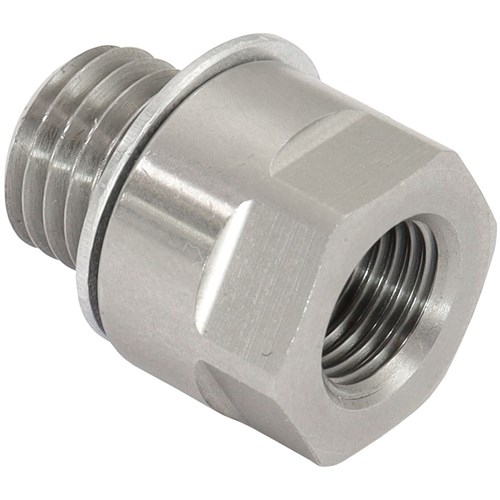 Aeroflow Female M10 x 1.00mm Reducer to Male M12 x 1.50mm - AF912-M10-04SS