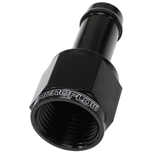 Aeroflow Female -6AN to 3/8" Barb - AF411-06BLK