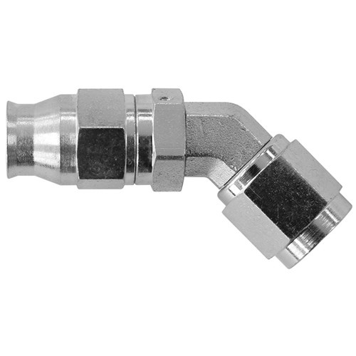 Aeroflow Steel 45° Hose End -3AN - AF202-03S