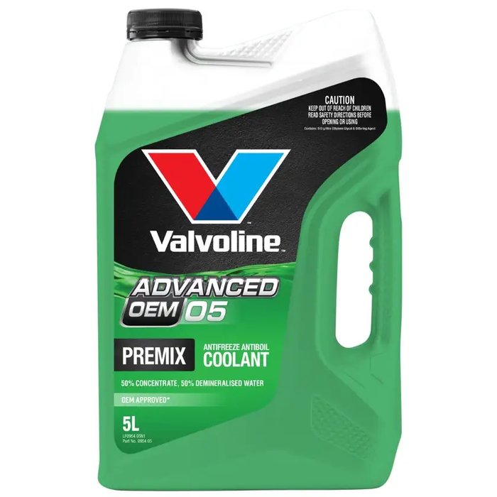 Valvoline Advanced OEM Antifreeze Coolant - Pre-mix - 5L