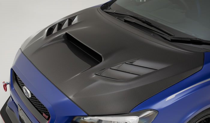 Varis Style Carbon Bonnet - Subaru VAB / VAG