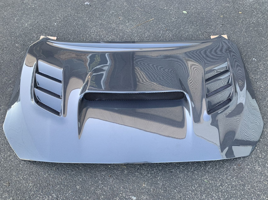 Varis Style Carbon Bonnet - Subaru VAB / VAG