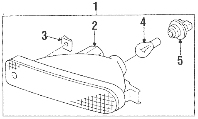 Nissan Indicator Bulb Holder