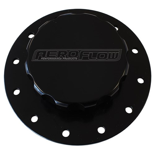 Aeroflow Screw On Billet Fuel Cell Cap Assembly - AF85-2002BLK