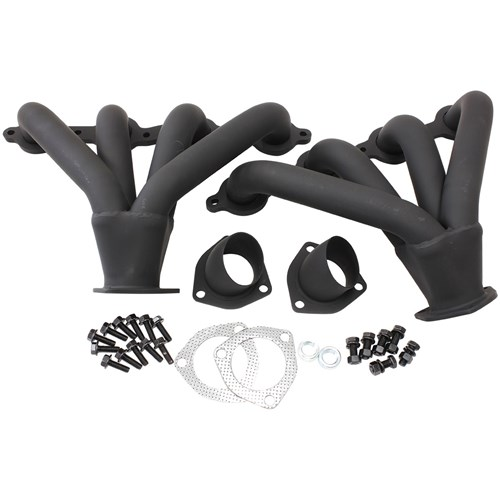Aeroflow GM LS Mild Steel 1-5/8" Headers (Block Huggers) - AF9599-1001