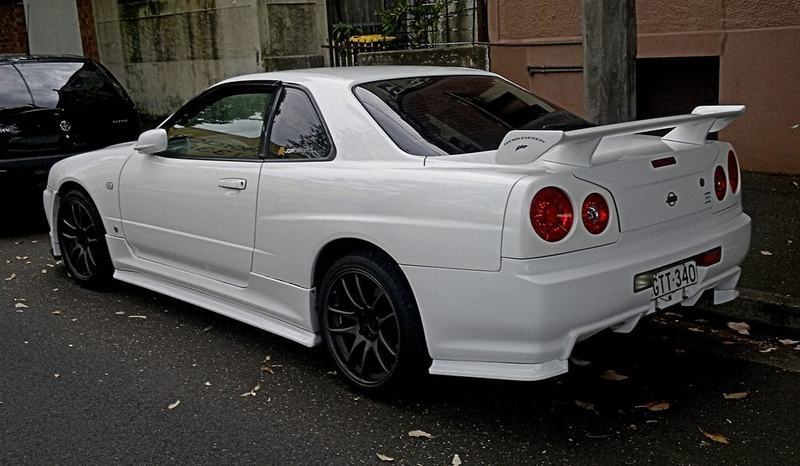 East Bear GTR Style Rear Bumper + End Caps Nissan Skyline R34 2DR