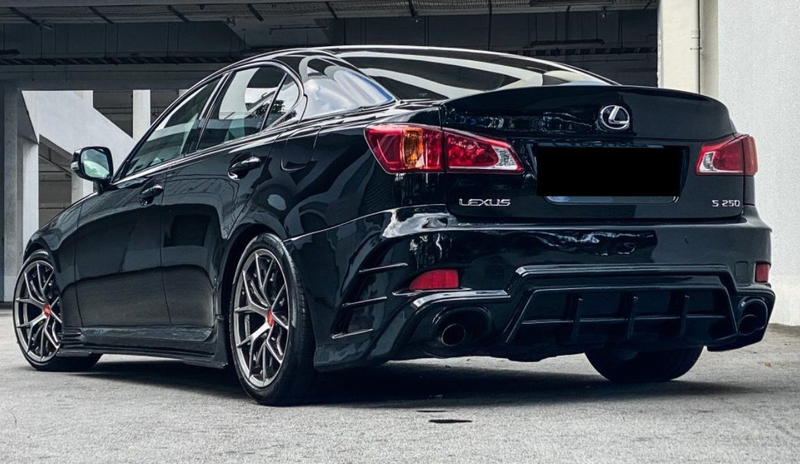 R Style Rear Bumper For Lexus IS 06-12