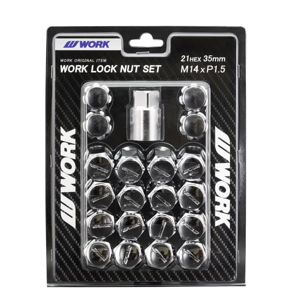 Work Wheels Japan Closed End Wheel Nuts - Polished