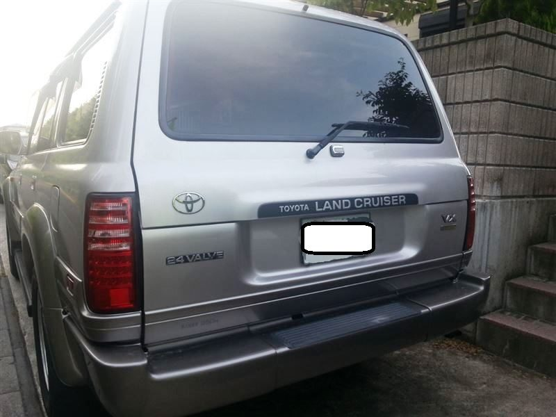 Red & Smoked LED Tail Lights - Toyota Landcruiser 80 Series