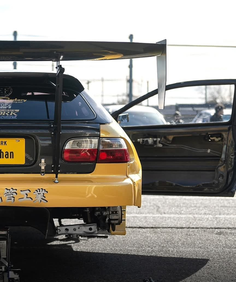Candy Clear & Red Tail Lights - Honda Civic EG