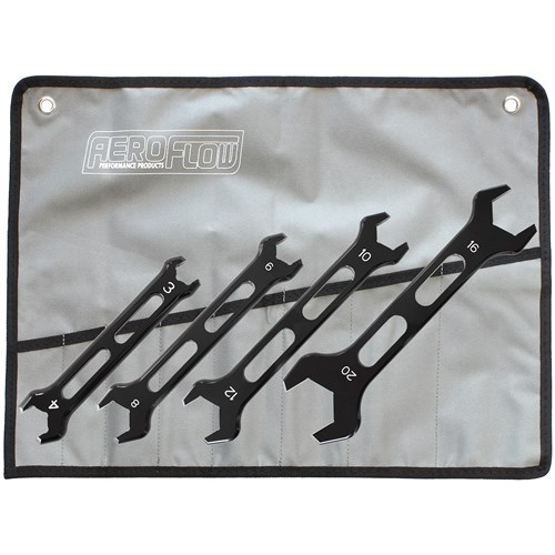 Aeroflow Double Ended AN Pro Spanner Set - 4 PCS