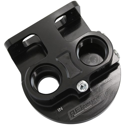 Aeroflow Billet Remote Oil Filter Head - AF64-2275