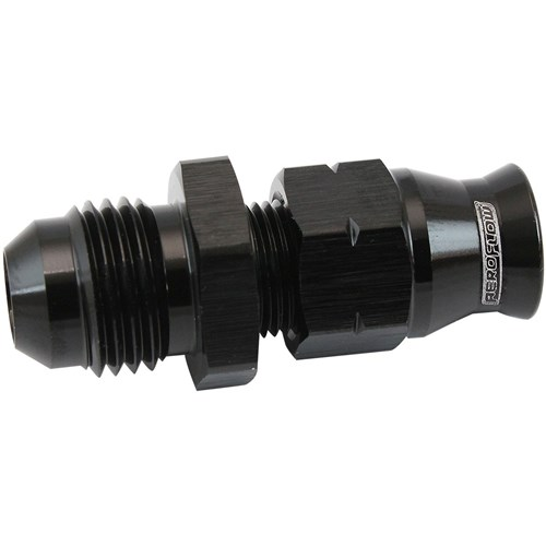 Aeroflow Tube to AN Male Adapter 1/4" Tube > -6AN Male - AF108-06-04BLK