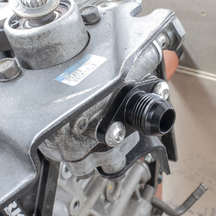 Taarks Power Steering Pump Adapter - S13, 180sx, S14, S15, R33 GTR, R34 GTR, AWC34