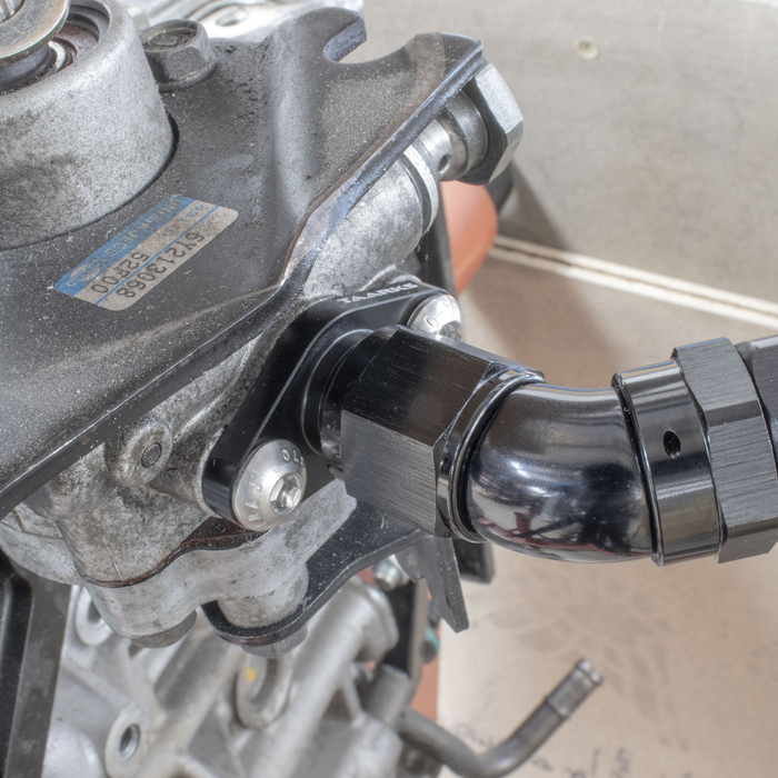 Taarks Power Steering Pump Adapter - S13, 180sx, S14, S15, R33 GTR, R34 GTR, AWC34