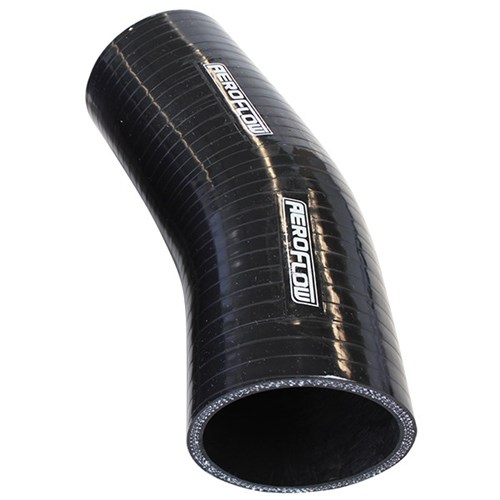 Aeroflow Silicone Hose Bend 23 Degree Black 3.0" - AF9207-300