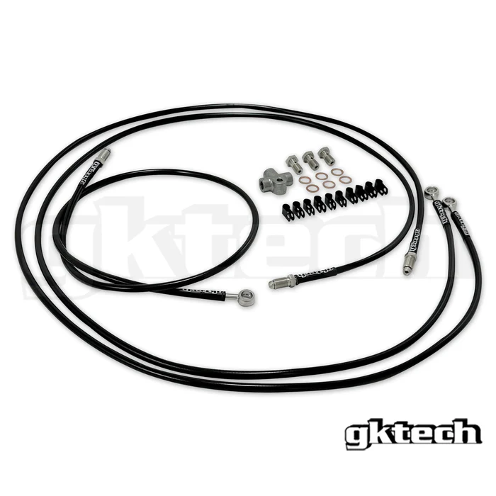 Gktech Toyota 86 / Subaru BRZ Dual Caliper Braided Handbrake Line Kit