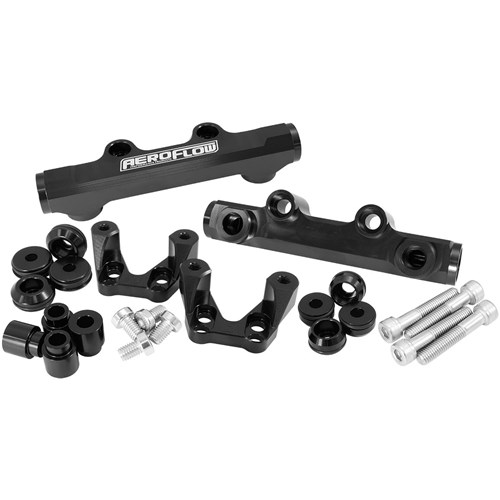 Aeroflow Subaru EJ20 Fuel Rail Kit - AF64-2258BLK