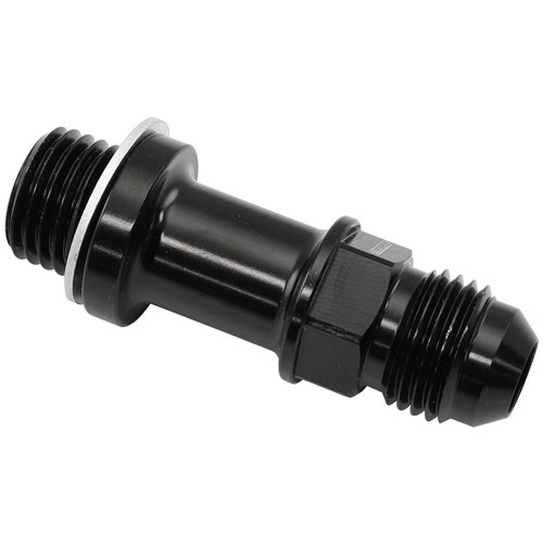 Aeroflow Water Inlet/Outlet Male -6AN to M14 x 1.5mm Long Extension (Black)
