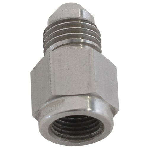 Aeroflow Straight Female NPT to Male AN Adapter 1/8" (Stainless) - AF370
