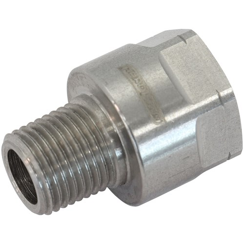 Aeroflow M10x1.0mm  > 1/8" BSPT Pipe Reducer - AF912-M10-02SS