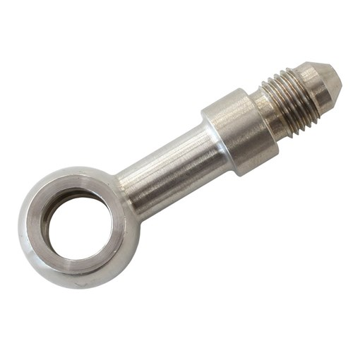 Aeroflow Stainless Steel Long 10mm Banjo to Male AN -4AN - AF310-04L