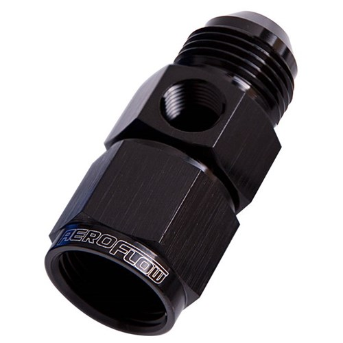 Aeroflow Straight Female to Male Joiner Fitting with 1/8" NPT Sensor Port - AF140