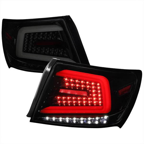 Spec D Black Edition Tail Lights - Subaru Impreza GVB 2007-2013 (Sedan ONLY)