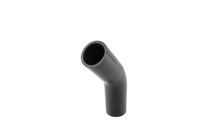 Turbosmart Silicon 45 Degree Silicon Hose Elbow 1.75" (Black)