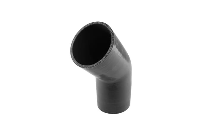 Turbosmart Silicon 45 Degree Silicon Hose Elbow 3.50" Black)