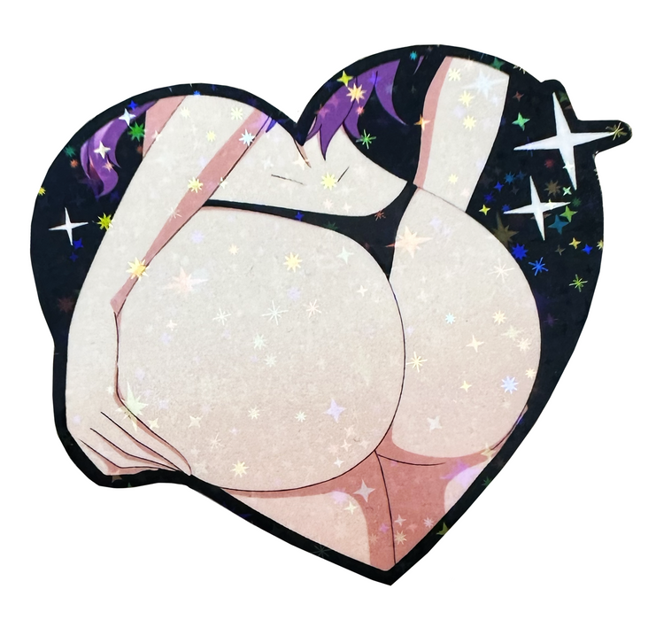 Momo Heart Sparkle Decal