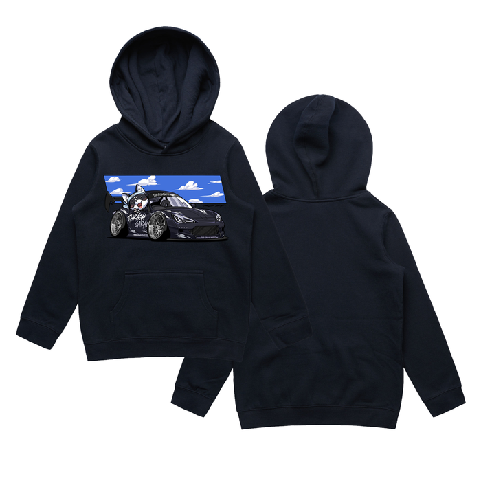 Kids Dorifuto Buddies 86 Hoodie | Navy