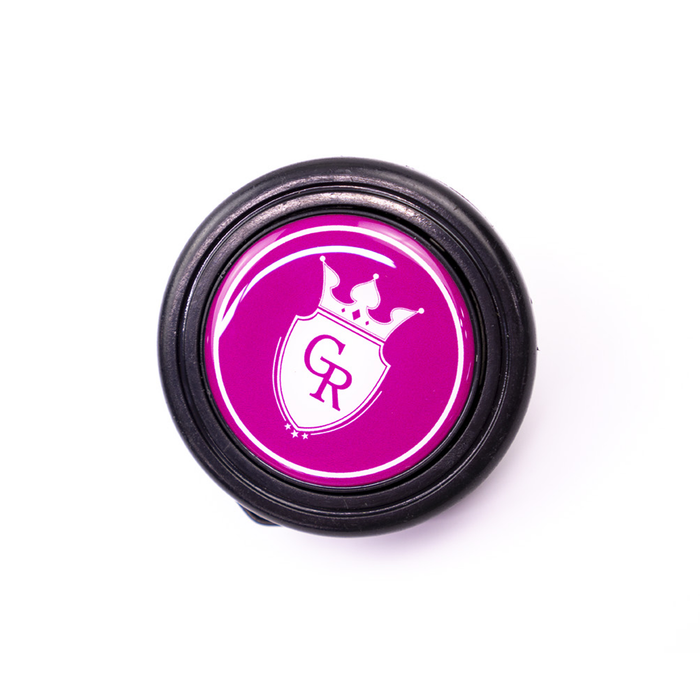 Grip Royal Pink Crest Horn Button