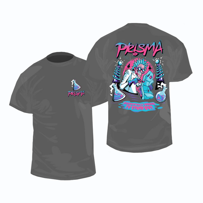 Prisma Mad Scientist T Shirt | Charcoal