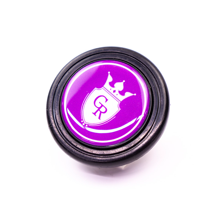 Grip Royal Purple Crest Horn Button