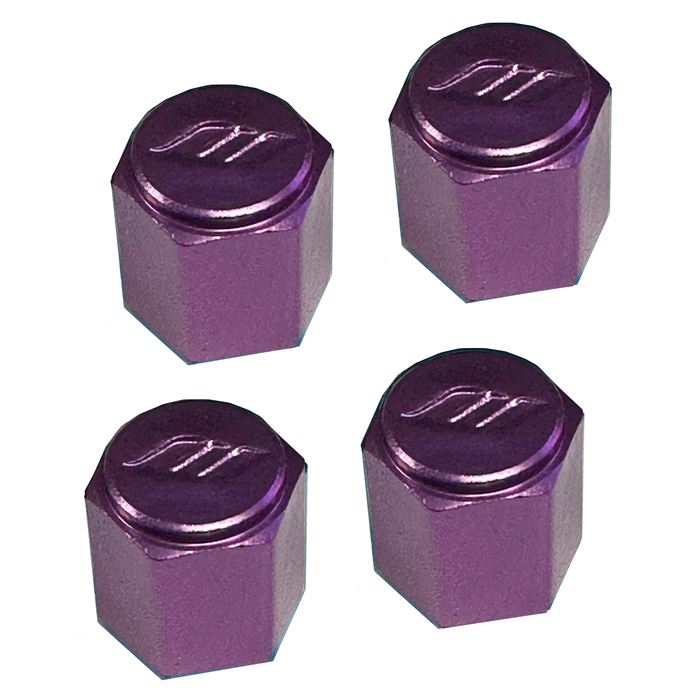 Work Wheels Air Valve Caps | Purple