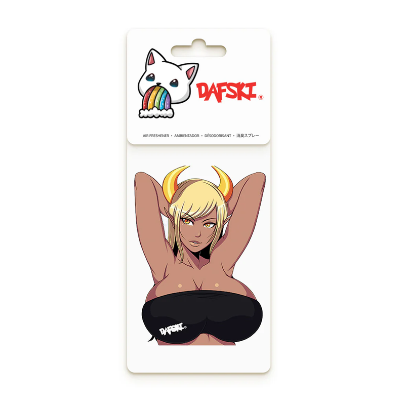 Dafski Car Air Freshener with Succubus Anime Girl