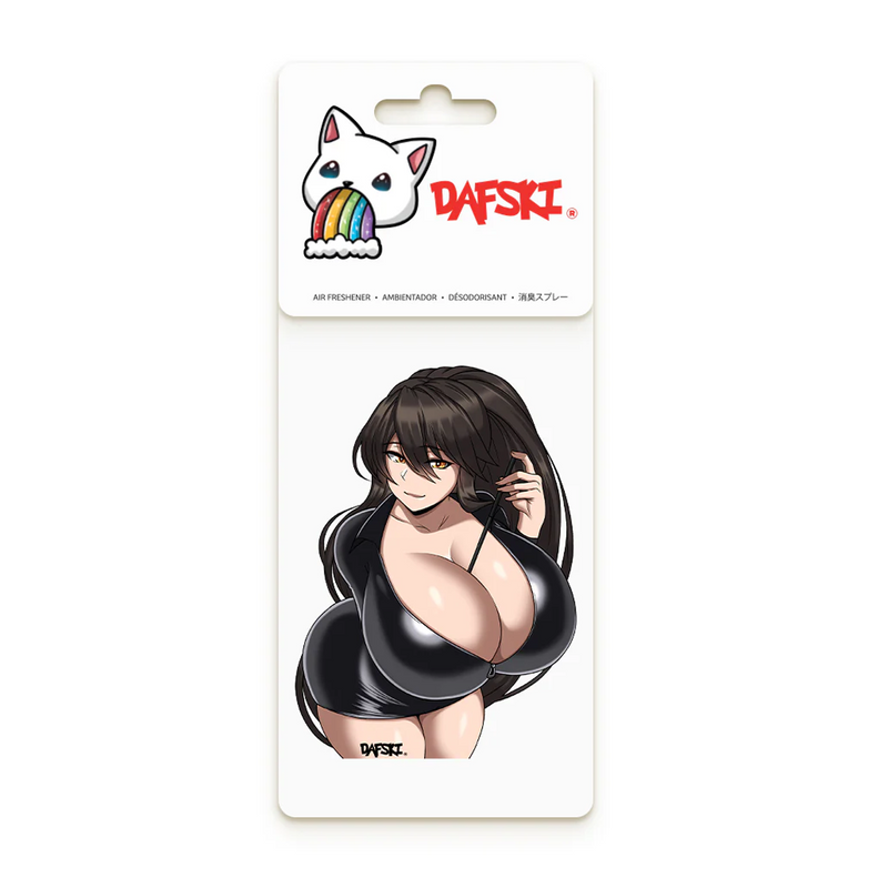 Dafski Car Air Freshener with Senpai Anime Girl