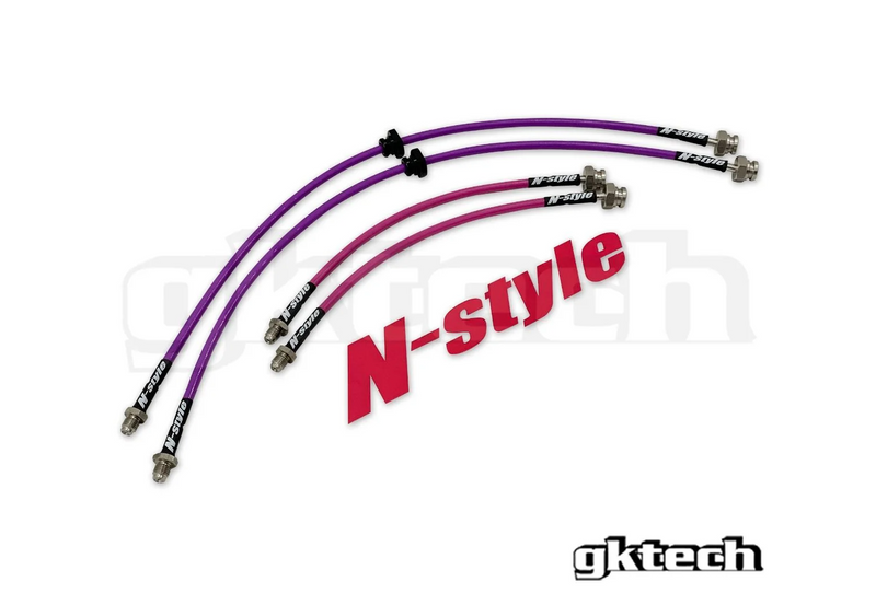 N-STYLE S13/S14/S15 TO Z32/SKYLINE CONVERSION BRAIDED BRAKE LINES