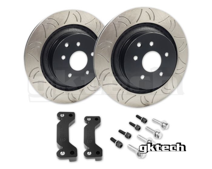 GKTECH 340MM REAR ROTOR UPGRADE KIT - R32, R33, R34 GTR