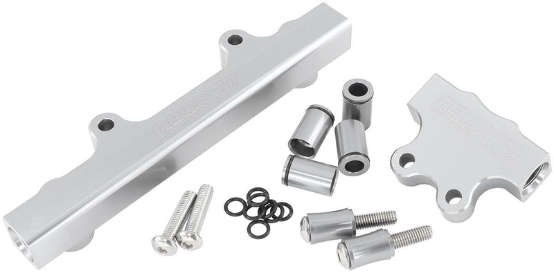 Mazda Series 4/5 13B Billet EFI Fuel Rails - Silver AF64-2213S