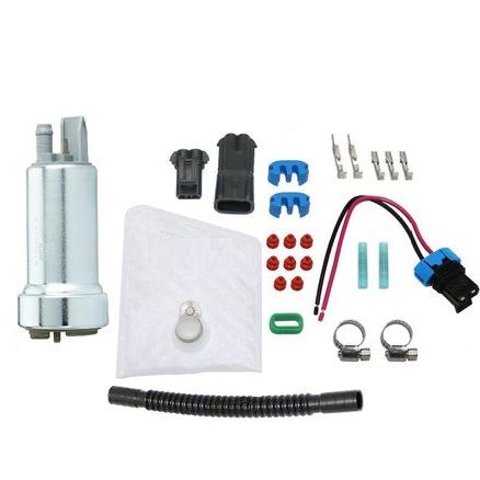Walbro Intank E85 Fuel Pump, Flows 450LPH, Rated 550-850HP, Includes 400-1168 Fitting Kit