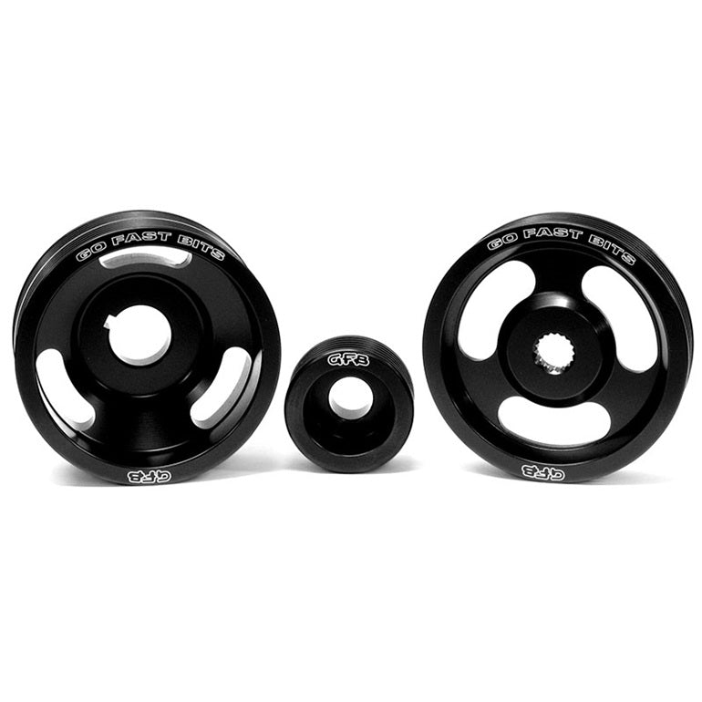 Lightweight aircraft grade alumimium Lightened underdrive pulley kit - GFB 2003