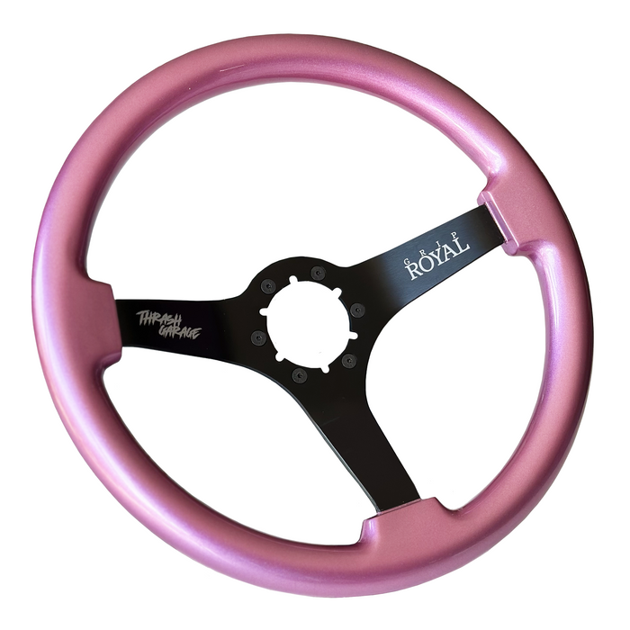 Sassy Pink Steering Wheel 350mm | Grip Royal
