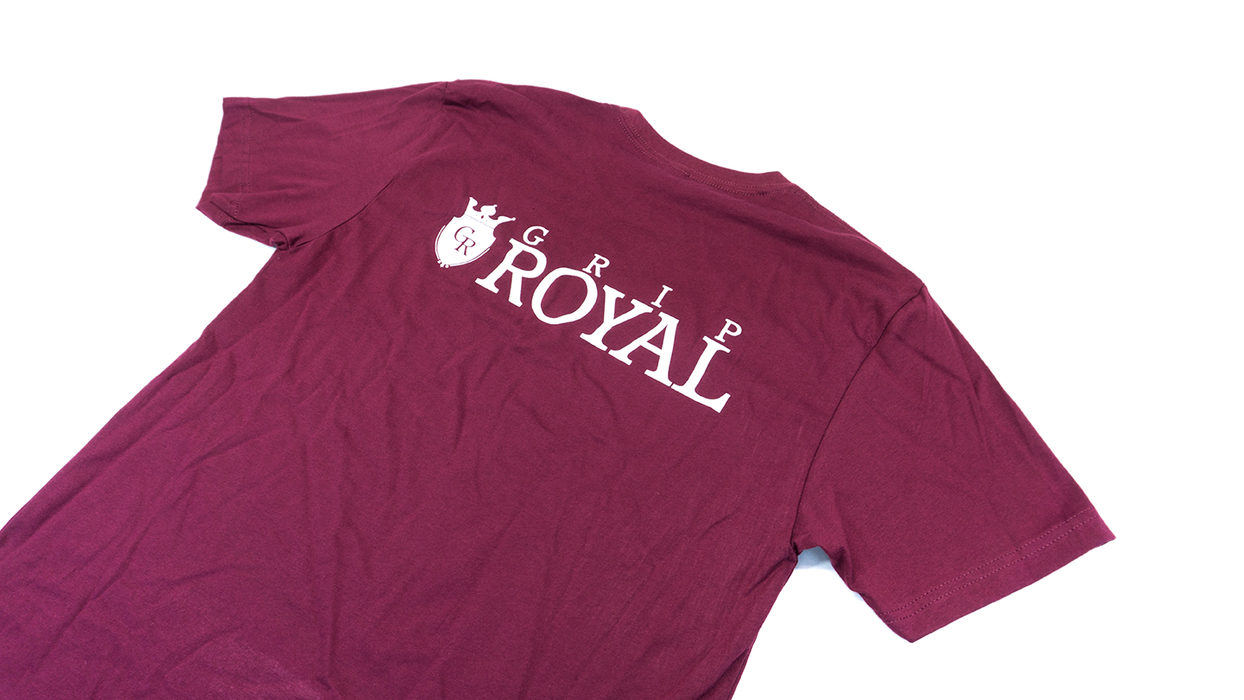 Grip Royal T Shirt Maroon