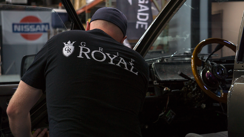 Grip Royal T Shirt Black