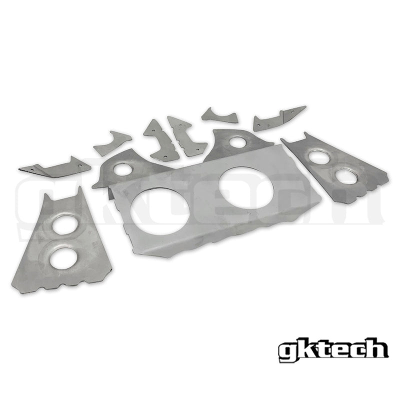 V2 R32 GT-R SKYLINE SUBFRAME WELD IN REINFORCEMENT PLATES
