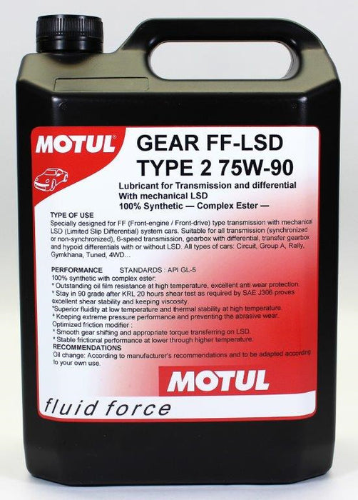Motul Gear FF LSD Type 2 75W90 5ltr