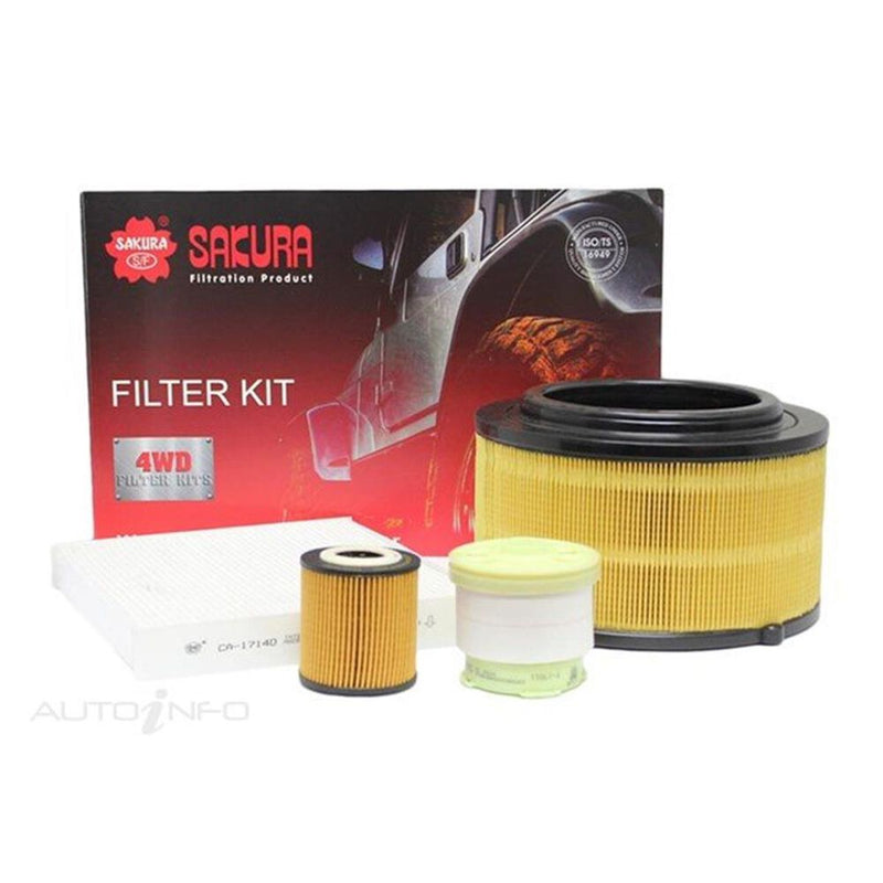 FILTER KIT OIL AIR FUEL CABIN FORD MAZDA RANGER BT50 PX